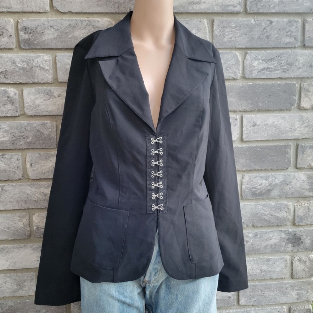 90s Bisou Bisou Michele Bohbot corset top